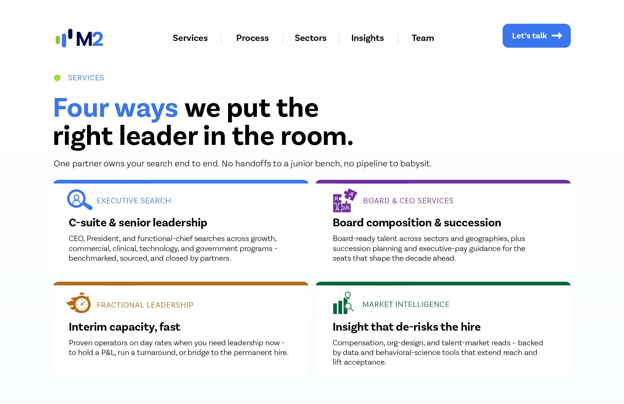 Services — M2